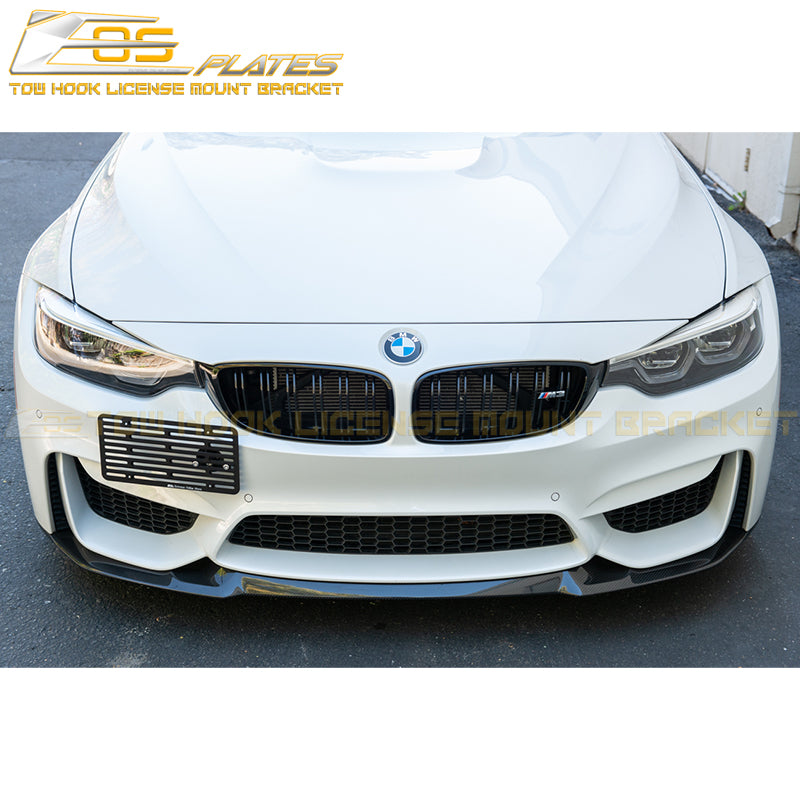 2015-18 BMW M3 F80 Tow Hook License Plate Mount Bracket Holder - EOS Plates