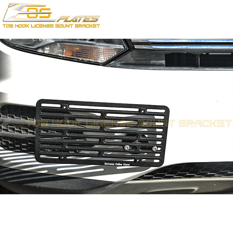 2012-17 Volkswagen Tiguan Tow Hook License Plate Mount Bracket - EOS Plates