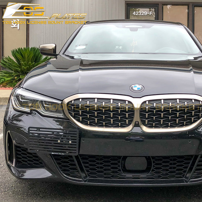 2019Up BMW 3Series G20 MSport Tow Hook License Plate Mount EOS Plates