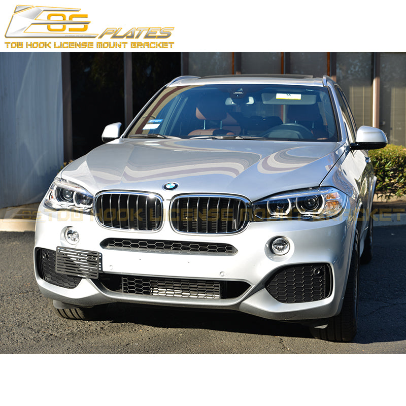 2014-17 BMW X5 F15 Tow Hook License Plate Mount Bracket - EOS Plates
