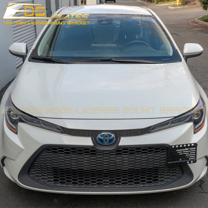2020-Up Toyota Corolla Sedan Tow Hook License Plate Mount Bracket - EOS Plates