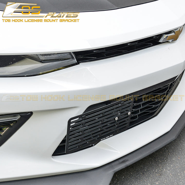 2016-Up Chevrolet Camaro SS Tow Hook License Plate Mount Bracket Holder - EOS Plates