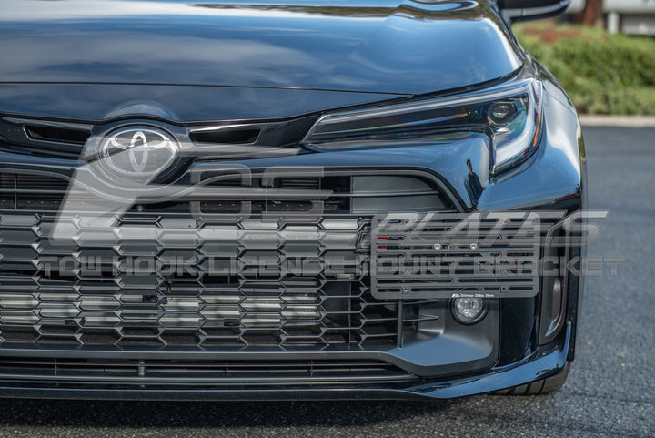2023-Up Toyota GR Corolla Hatchback Tow Hook License Plate Mount Bracket