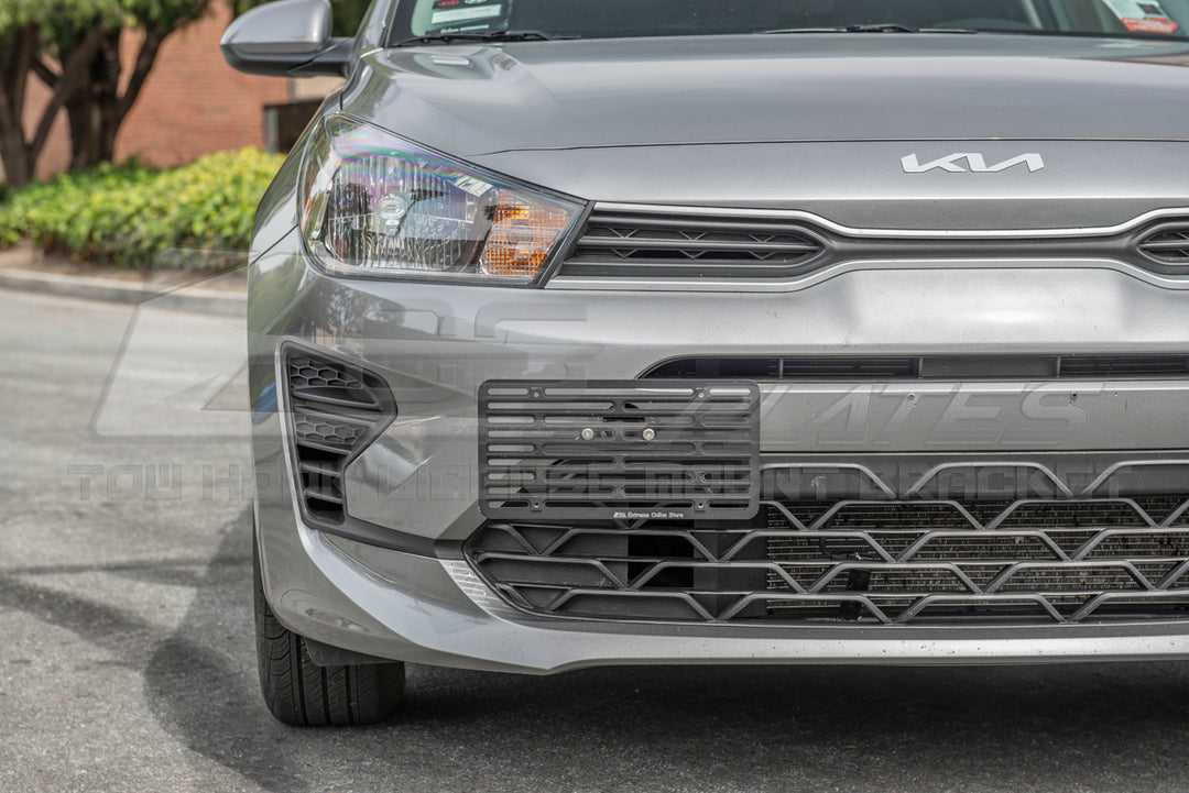 25 Plate Rio 2021-Up Kia Rio Tow Hook License Plate Mount Bracket Holder – EOS Plates