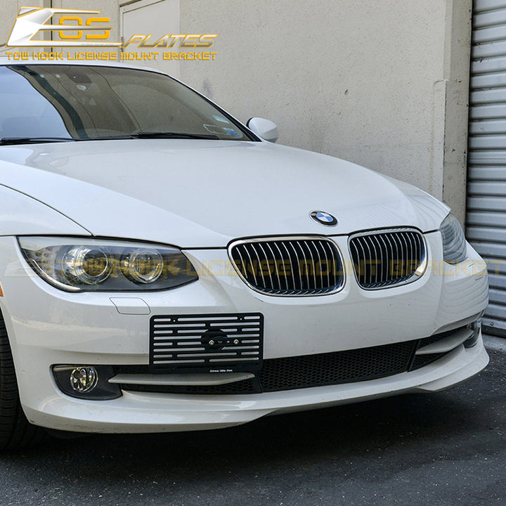 2011-13 BMW 3-Series E92 / E93 Tow Hook License Plate Mount Bracket - EOS Plates