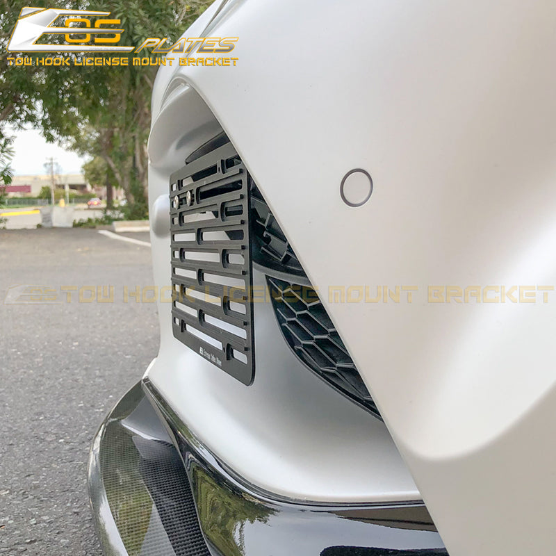 CNSPEED Front Bumper Tow Hook License Plate Mount Superimposed License CNSPEED Front Bumper Tow Hook License Plate Mount Superimposed License