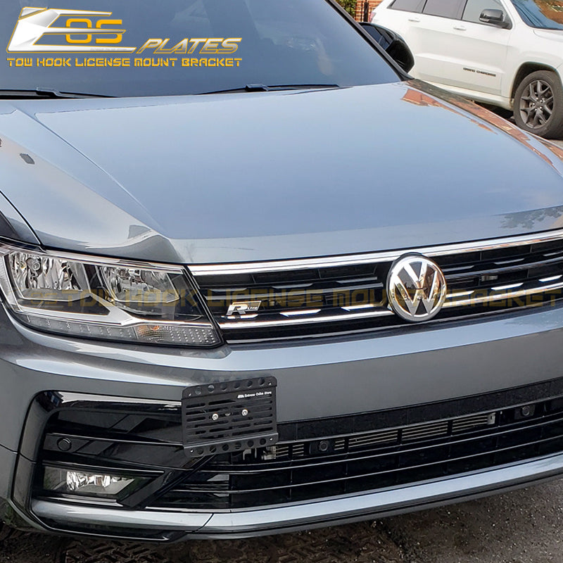 2018-Up Volkswagen Tiguan Tow Hook License Plate Mount Bracket - EOS Plates