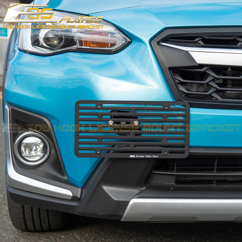 2018-Up Subaru Crosstrek Tow Hook License Plate Mount Bracket - EOS Plates