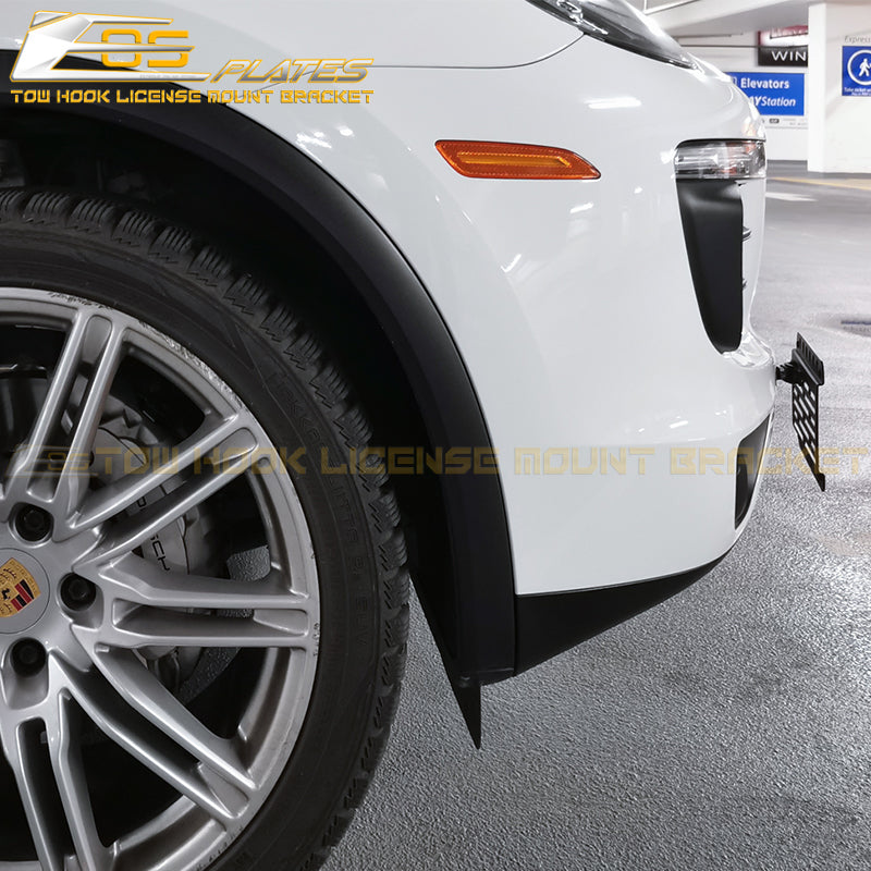 2015-18 Porsche Cayenne 958.2 Tow Hook License Plate Mount Bracket - EOS Plates