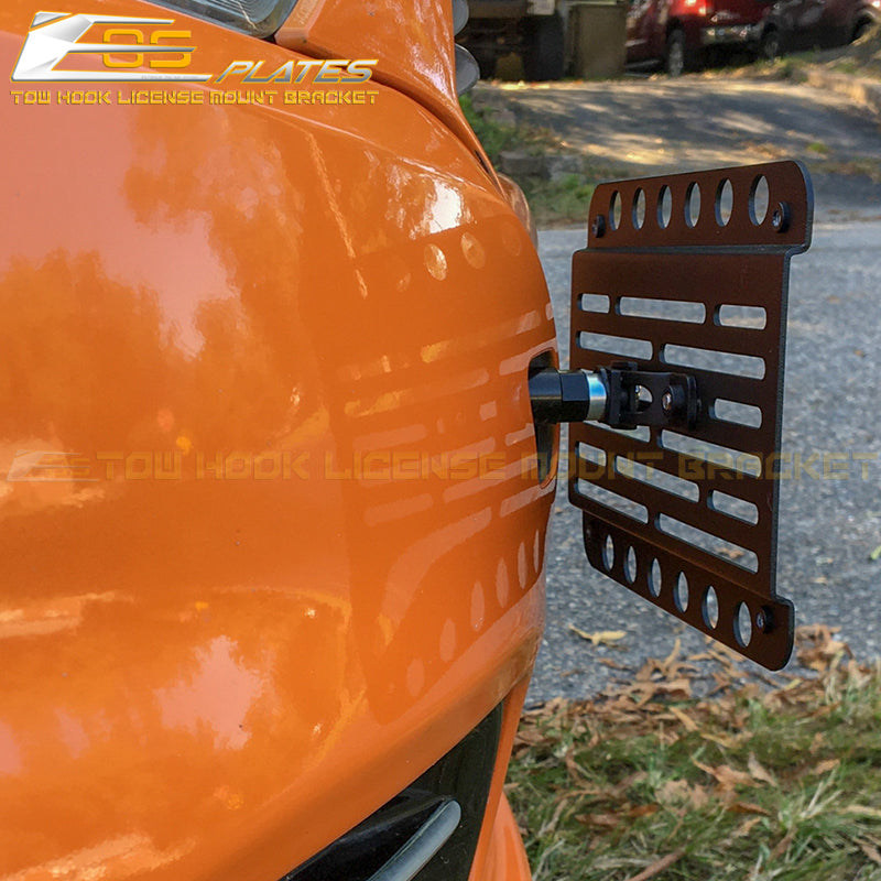 2013-16 Dodge Dart Tow Hook License Plate Mount Bracket Holder - EOS Plates