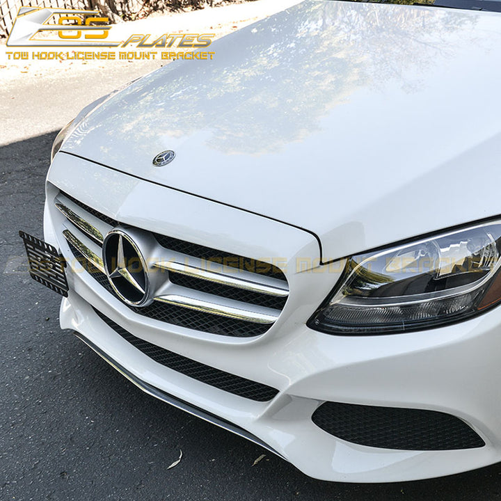 2015-18 Mercedes-Benz C-Class W205 Tow Hook License Plate Mount Bracket - EOS Plates