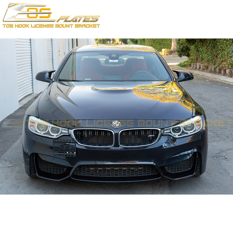 201520 BMW M4 F82 F83 No Drill Front Tow Hook License Plate Mount