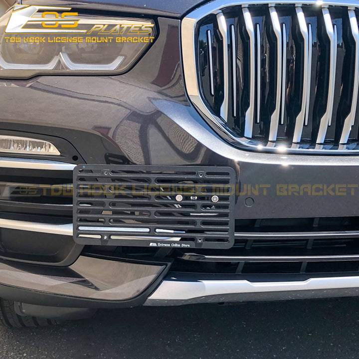 2019-Up BMW X5 G05 Tow Hook License Plate Mount Bracket Holder - EOS Plates