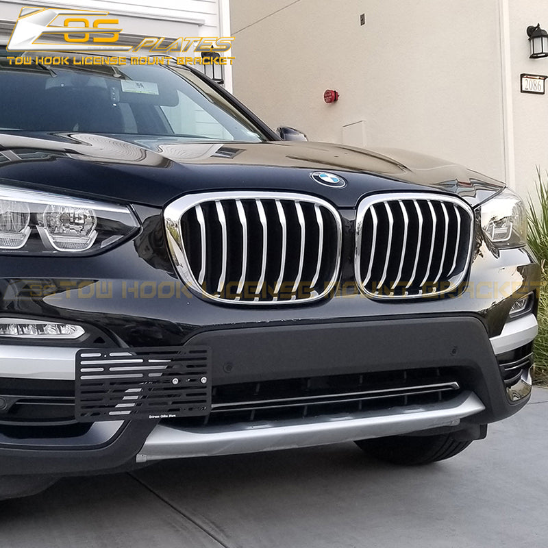 2018-Up BMW X3 G01 Tow Hook License Plate Mount Bracket Holder - EOS Plates